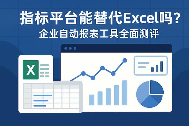 指标平台能替代Excel吗？企业自动报表工具全面测评