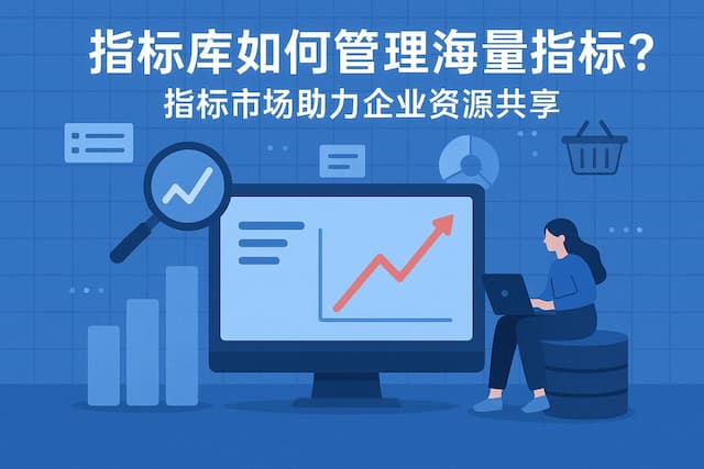 指标库如何管理海量指标？指标市场助力企业资源共享