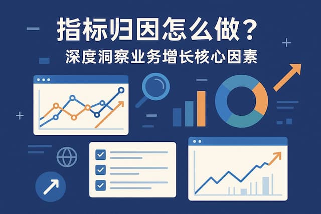 指标归因怎么做？深度洞察业务增长核心因素