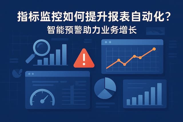 指标监控如何提升报表自动化？智能预警助力业务增长