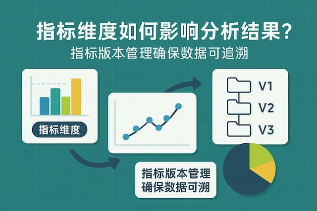 指标维度如何影响分析结果？指标版本管理确保数据可追溯