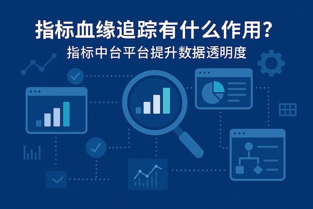 指标血缘追踪有什么作用？指标中台平台提升数据透明度