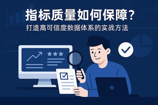 指标质量如何保障？打造高可信度数据体系的实战方法