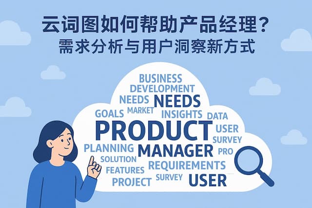 云词图如何帮助产品经理？需求分析与用户洞察新方式