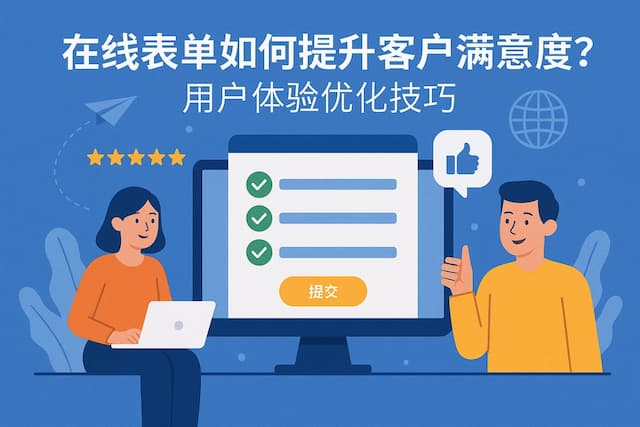在线表单如何提升客户满意度？用户体验优化技巧