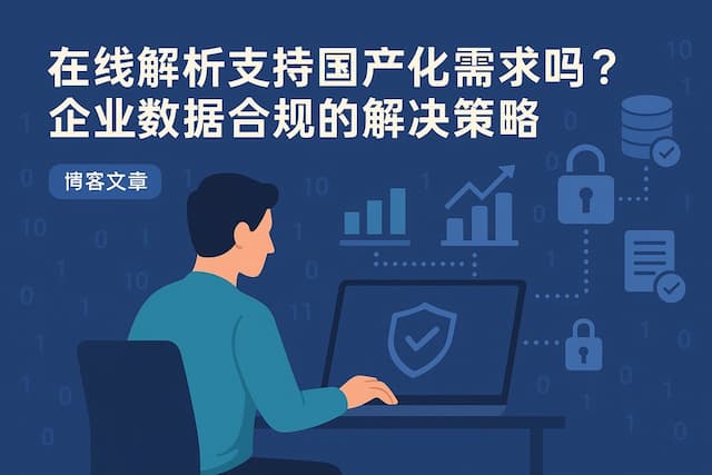 在线解析支持国产化需求吗？企业数据合规的解决策略
