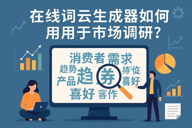 在线词云生成器如何应用于市场调研？洞察消费者需求变化
