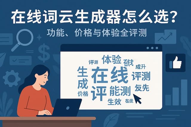 在线词云生成器怎么选？功能、价格与体验全评测
