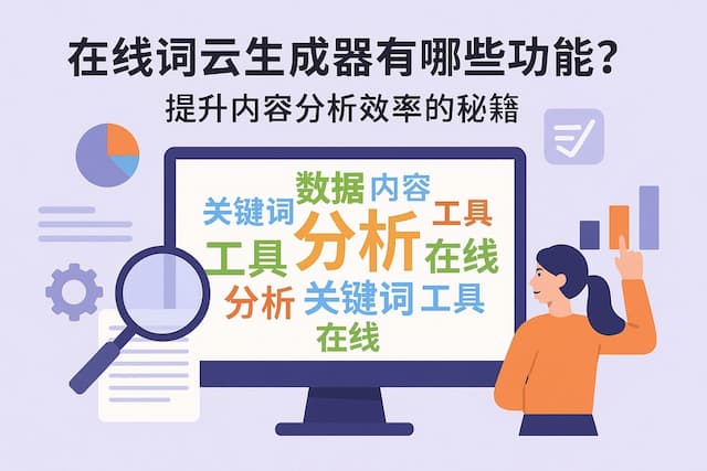 在线词云生成器有哪些功能？提升内容分析效率的秘籍