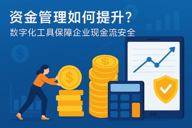 资金管理如何提升？数字化工具保障企业现金流安全