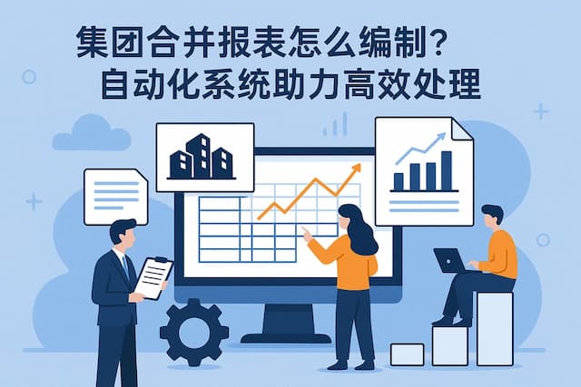 集团合并报表怎么编制？自动化系统助力高效处理