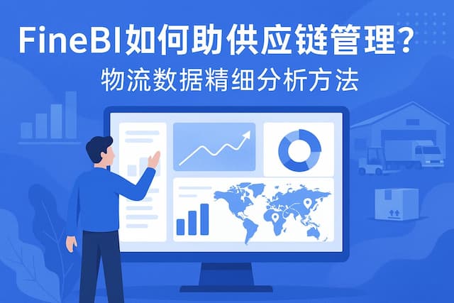FineBI如何助力供应链管理？物流数据精细分析方法