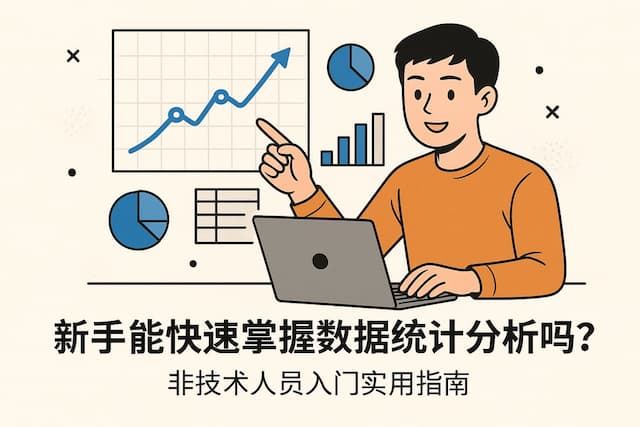 新手能快速掌握数据统计分析吗？非技术人员入门实用指南