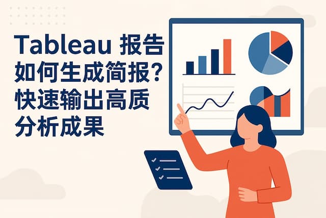 Tableau报告如何生成简报？快速输出高质量分析成果