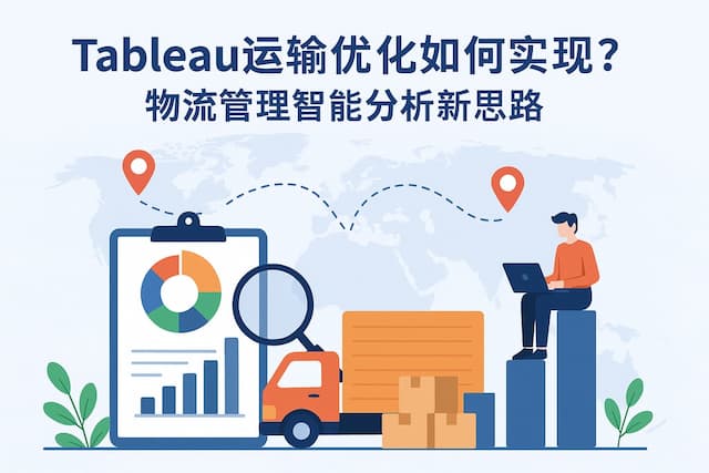 Tableau运输优化如何实现？物流管理智能分析新思路
