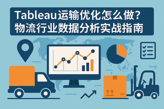 Tableau运输优化怎么做？物流行业数据分析实战指南