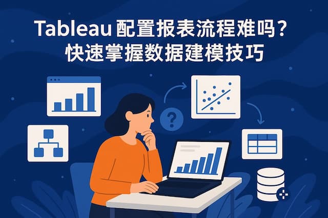 Tableau配置报表流程难吗？快速掌握数据建模技巧