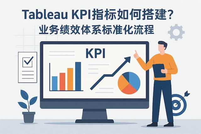 Tableau KPI指标如何搭建？业务绩效体系标准化流程
