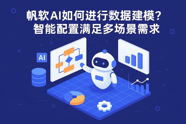 帆软AI如何进行数据建模？智能配置满足多场景需求