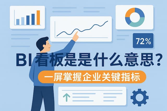 BI看板是什么意思？一屏掌握企业关键指标"
