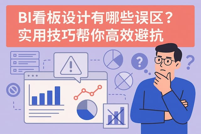 BI看板设计有哪些误区？实用技巧帮你高效避坑
