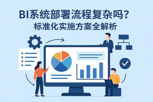 BI系统部署流程复杂吗？标准化实施方案全解析"