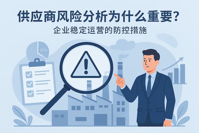 供应商风险分析为什么重要？企业稳定运营的防控措施
