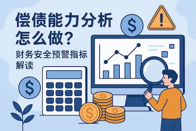 偿债能力分析怎么做？财务安全预警指标解读