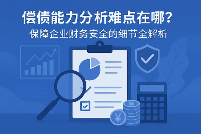 偿债能力分析难点在哪？保障企业财务安全的细节全解析
