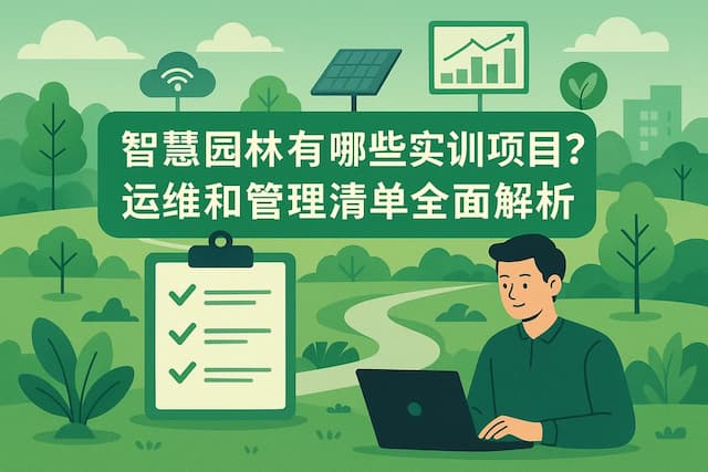 智慧园林有哪些实训项目？运维和管理清单全面解析