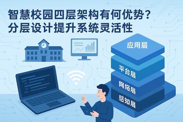 智慧校园四层架构有何优势？分层设计提升系统灵活性