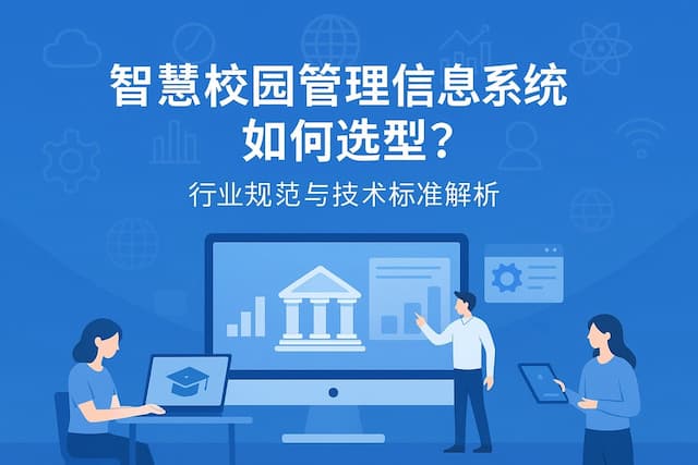 智慧校园管理信息系统如何选型？行业规范与技术标准解析