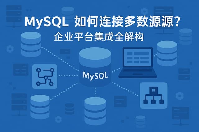 MySQL如何连接多数据源？企业平台集成全解构