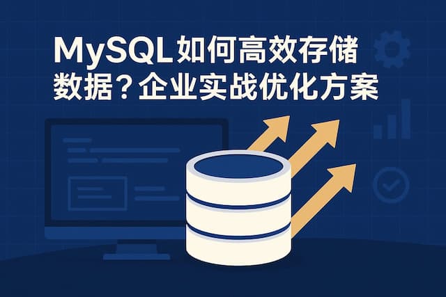 MySQL如何高效存储数据？企业实战优化方案解析