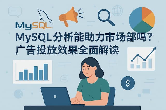 mysql分析能助力市场部吗？广告投放效果全面解读