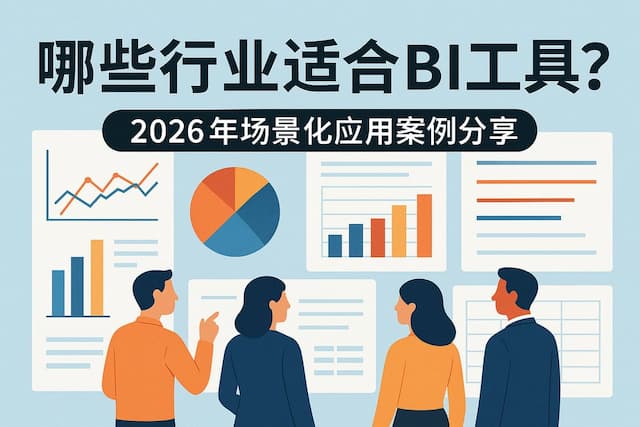 哪些行业适合BI工具？2026年场景化应用案例分享