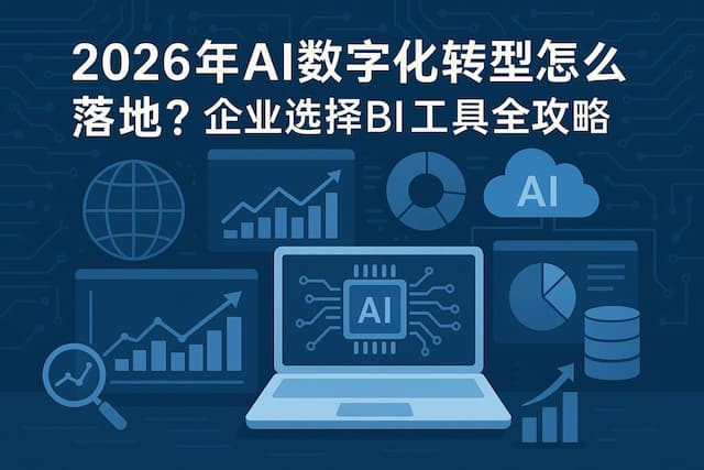 2026年AI数字化转型怎么落地？企业选择BI工具全攻略