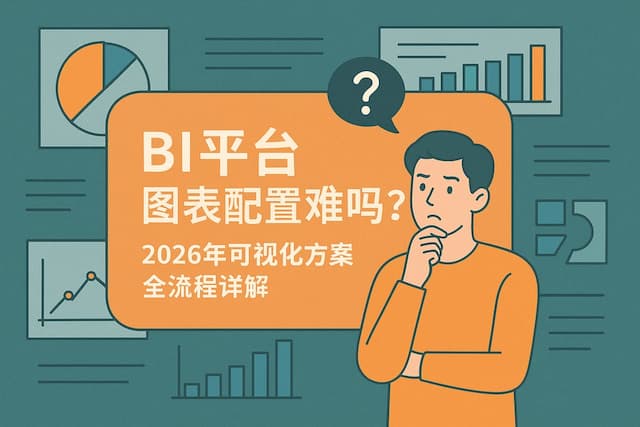 BI平台图表配置难吗？2026年可视化方案全流程详解