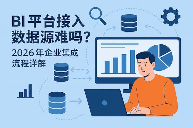 BI平台接入数据源难吗？2026年企业集成流程详解