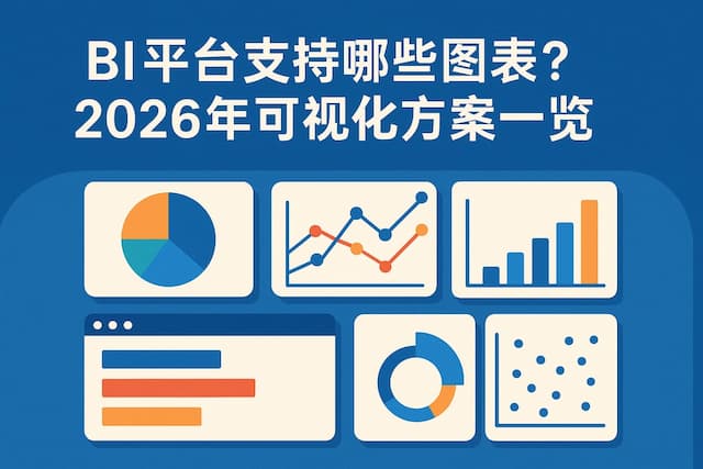 BI平台支持哪些图表？2026年可视化方案一览