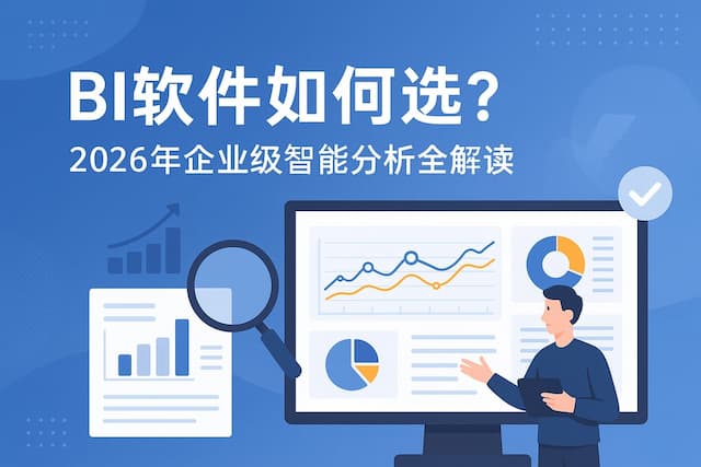 BI软件如何选？2026年企业级智能分析全解读