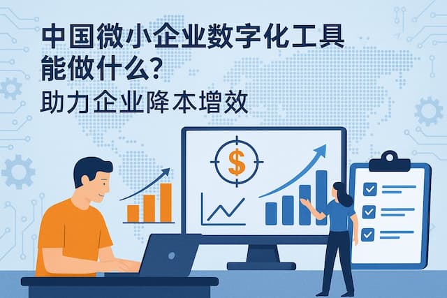 中国微小企业数字化工具能做什么？助力企业降本增效