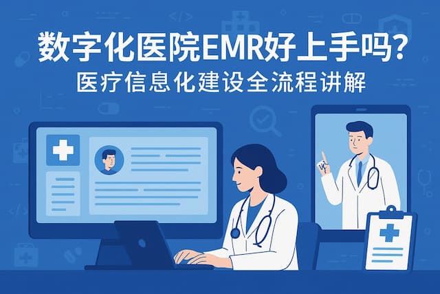 数字化医院emr好上手吗？医疗信息化建设全流程讲解