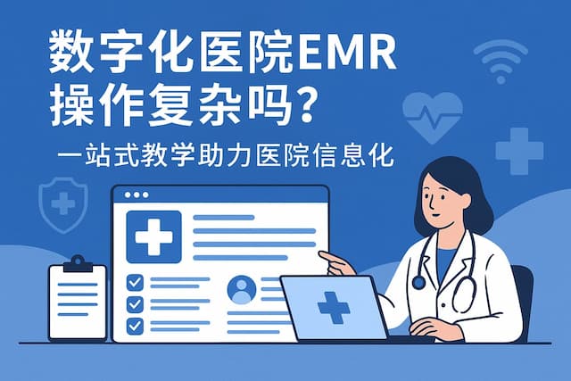数字化医院emr操作复杂吗？一站式教学助力医院信息化