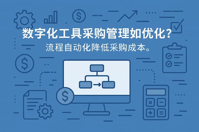 数字化工具采购管理如何优化？流程自动化降低采购成本。