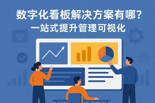 数字化看板解决方案有哪些？一站式提升管理可视化