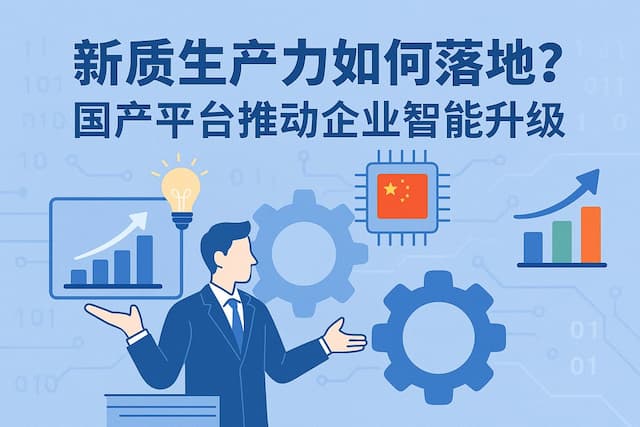 新质生产力如何落地？国产平台推动企业智能升级