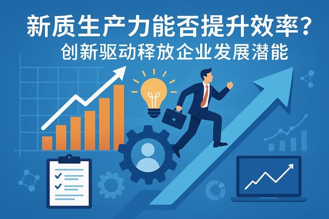 新质生产力能否提升效率？创新驱动释放企业发展潜能