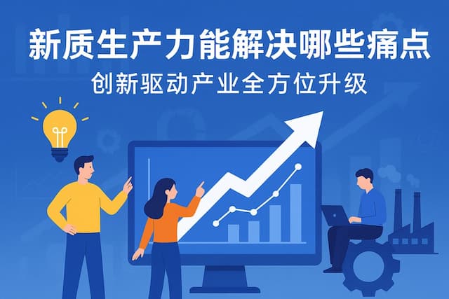 新质生产力能解决哪些痛点？创新驱动产业全方位升级