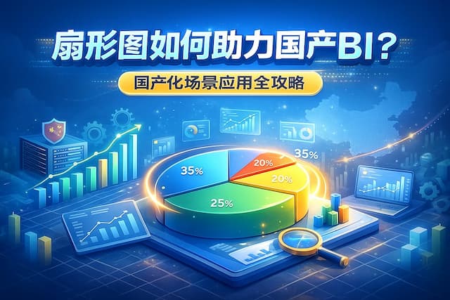 扇形图如何助力国产BI？国产化场景应用全攻略